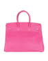 Birkin Candy 35 in Epsom Rose Tyrien Rubis, back view